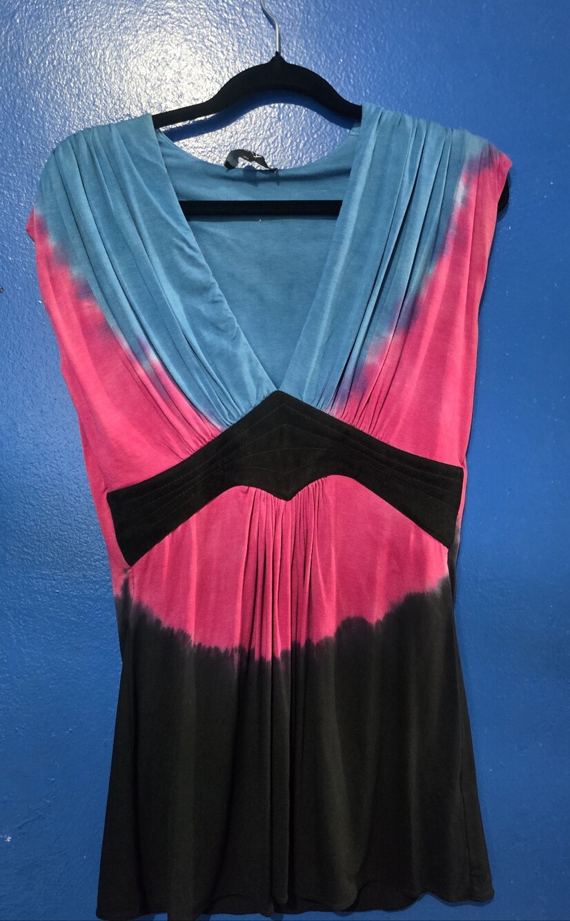 Sky NWOT Boho Y2k Top Size Large